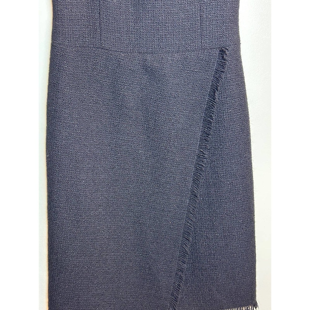 J. Crew Vintage Wool Business Career Black Dress Size 8 Classic Neutral Style - Picture 3 of 10